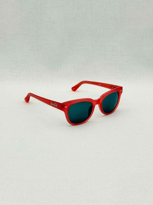 Pre-loved LINDA FARROW Red Sunglasses at Reems Closet