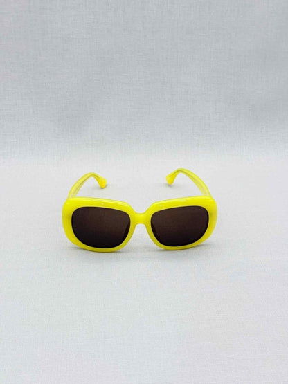 Pre-loved LINDA FARROW Yellow Sunglasses at Reems Closet