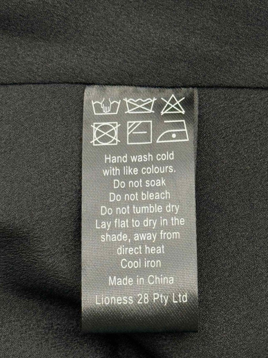 Pre-loved LIONESS Sofia Black Size Small Short Dress at Reems Closet