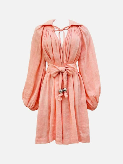 Pre - loved LISA MARIE FERNANDEZ Poet Pink Dress at Reems Closet