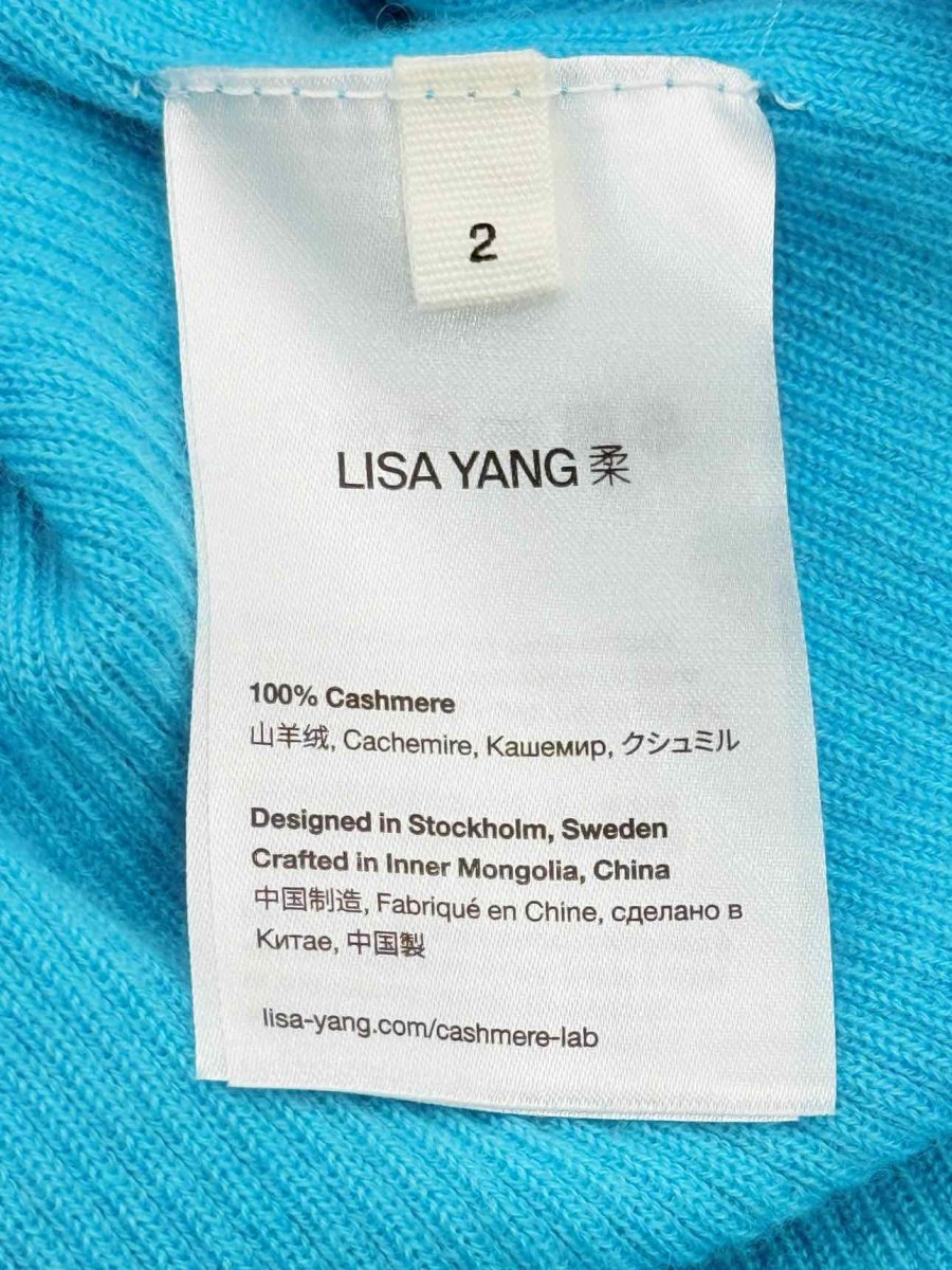 Pre - loved LISA YANG Blue Size US 2 Tank Top at Reems Closet