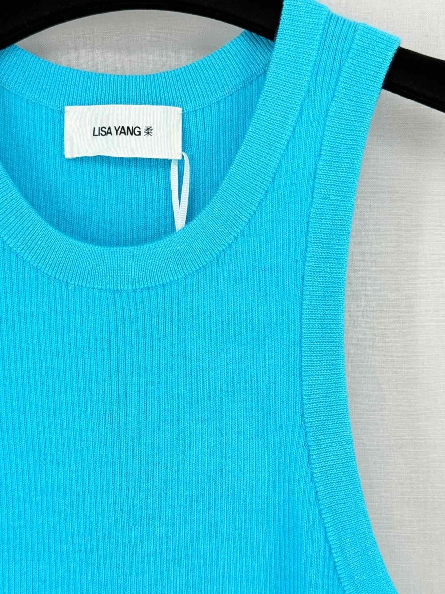 Pre - loved LISA YANG Blue Size US 2 Tank Top at Reems Closet