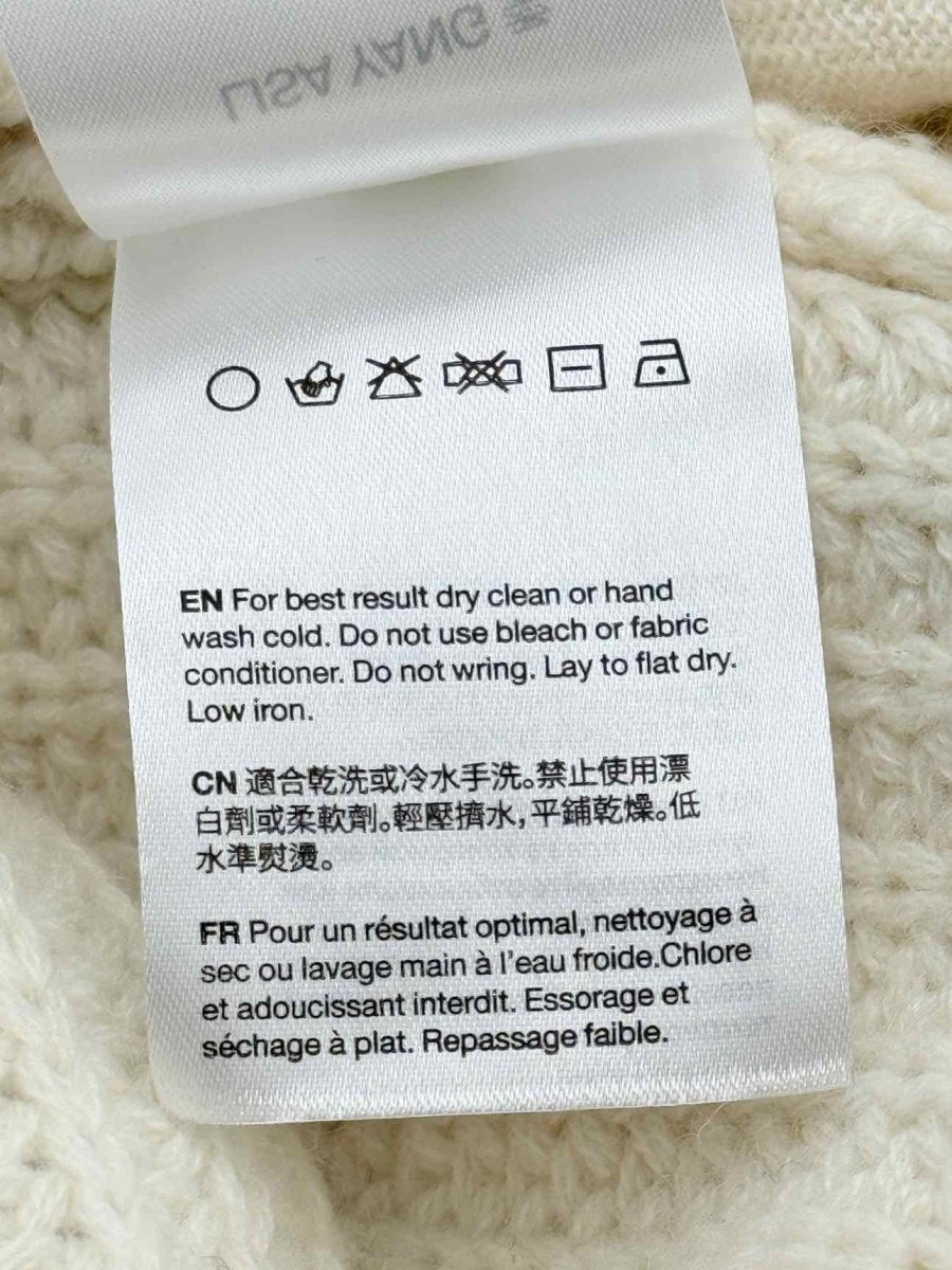 Pre - loved LISA YANG White Cable Knit Size Small Sweater at Reems Closet