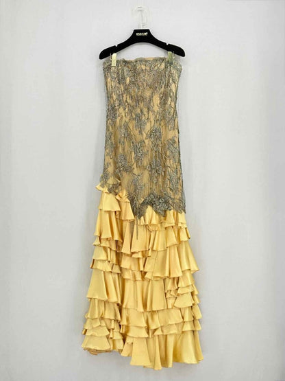 Pre - loved LISBETH ANDERSON Size US 8 Long Dress at Reems Closet
