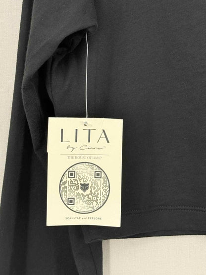 Pre - loved LITA BY CIARA Black Size Large Top at Reems Closet