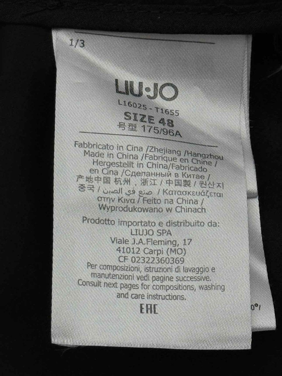 Pre - loved LIU.JO Black Size Medium Coat at Reems Closet