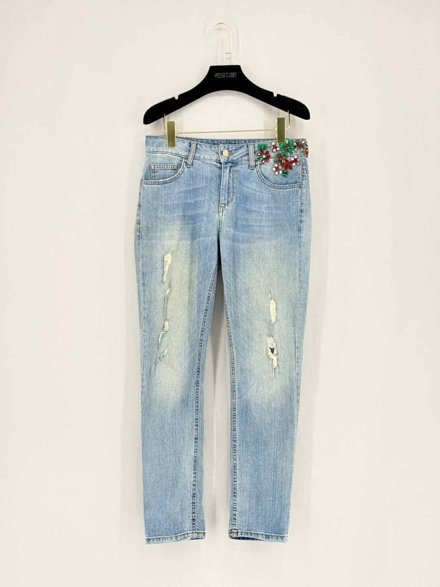 Pre - loved LIU.JO Blue Washed Size 27 Jeans at Reems Closet
