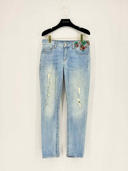 Pre - loved LIU.JO Blue Washed Size 27 Jeans at Reems Closet