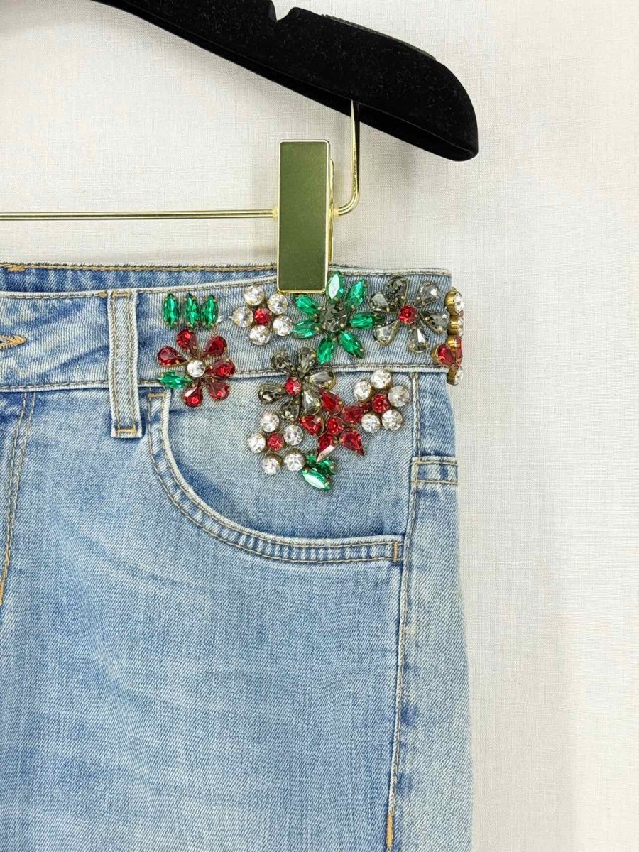 Pre - loved LIU.JO Blue Washed Size 27 Jeans at Reems Closet