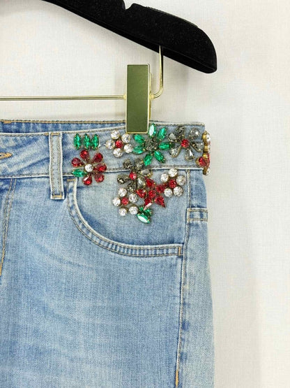 Pre - loved LIU.JO Blue Washed Size 27 Jeans at Reems Closet