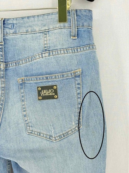 Pre - loved LIU.JO Blue Washed Size 27 Jeans at Reems Closet