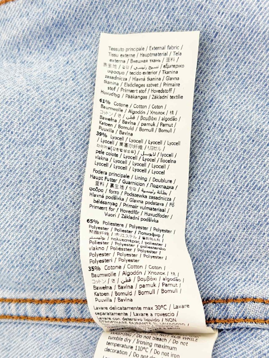 Pre - loved LIU.JO Denim Faded Black Size XLarge Jacket at Reems Closet