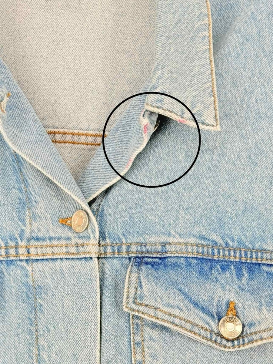 Pre - loved LIU.JO Denim Faded Black Size XLarge Jacket at Reems Closet