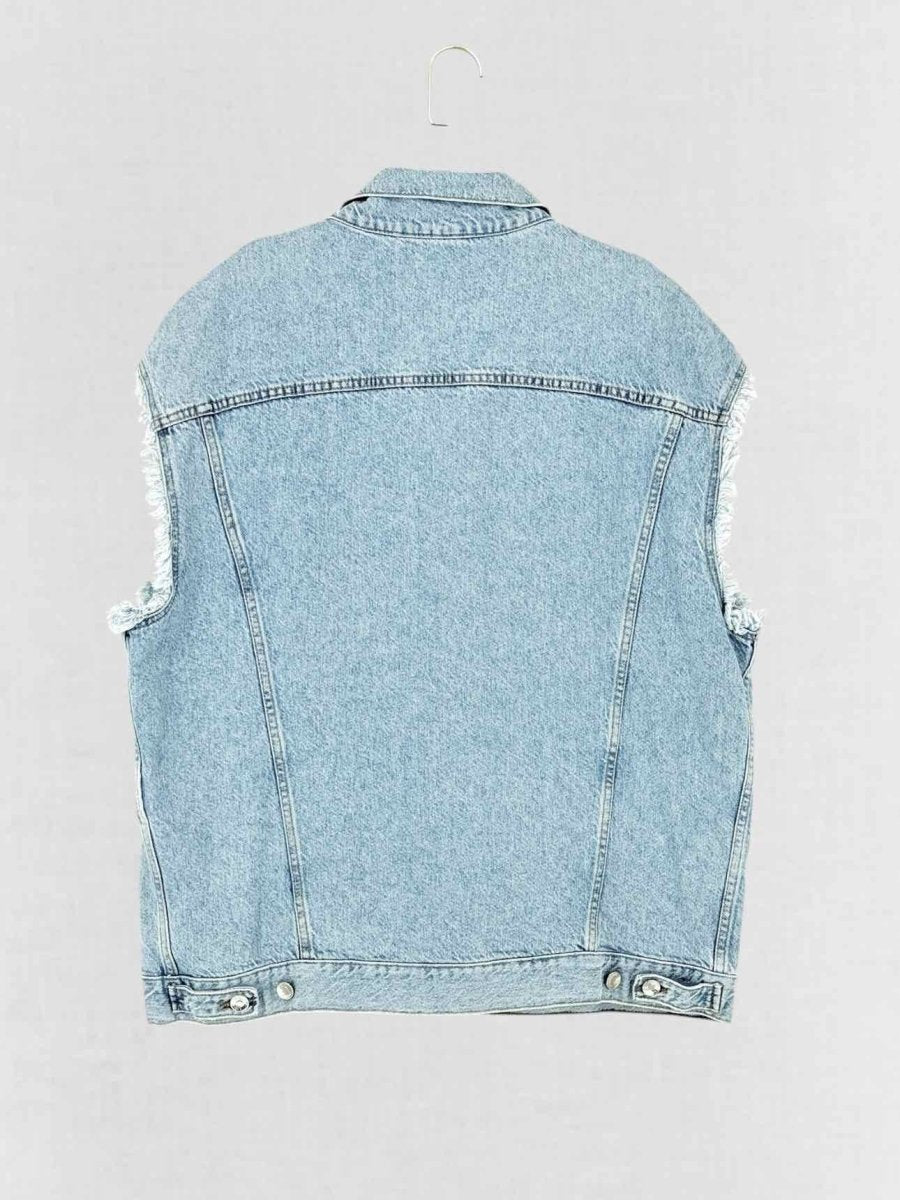 Pre - loved LIU.JO Denim Faded Black Size XLarge Jacket at Reems Closet