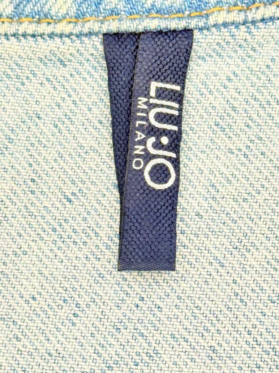 Pre - loved LIU.JO Denim Faded Black Size XLarge Jacket at Reems Closet