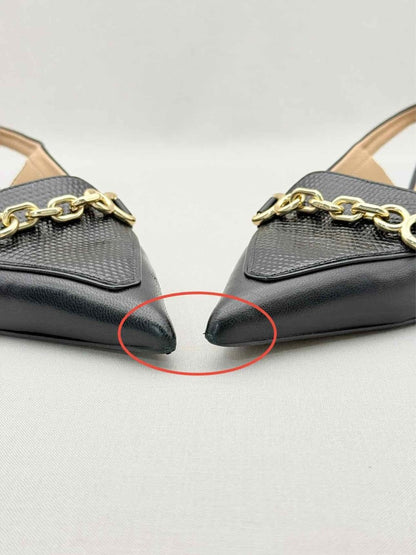 Pre-loved LK BENNETT Black Chain Link Size EU 38 Pumps at Reems Closet