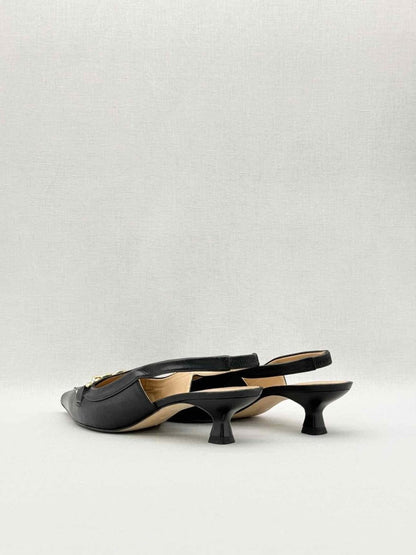 Pre-loved LK BENNETT Black Chain Link Size EU 38 Pumps at Reems Closet
