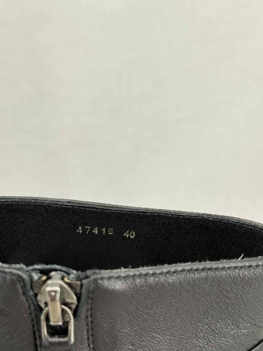 Pre - loved LK BENNETT Black Size EU 40 Ankle Boots at Reems Closet