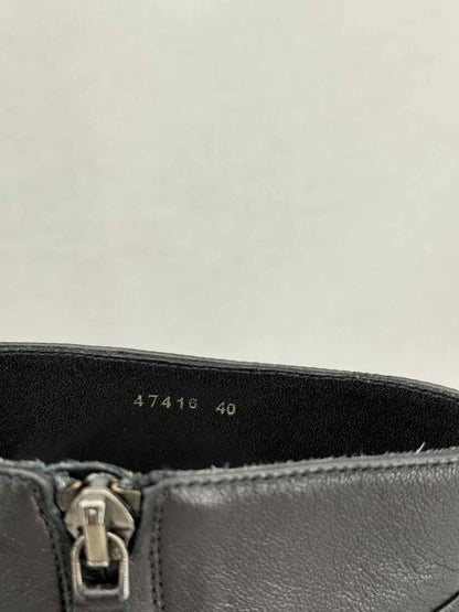 Pre - loved LK BENNETT Black Size EU 40 Ankle Boots at Reems Closet