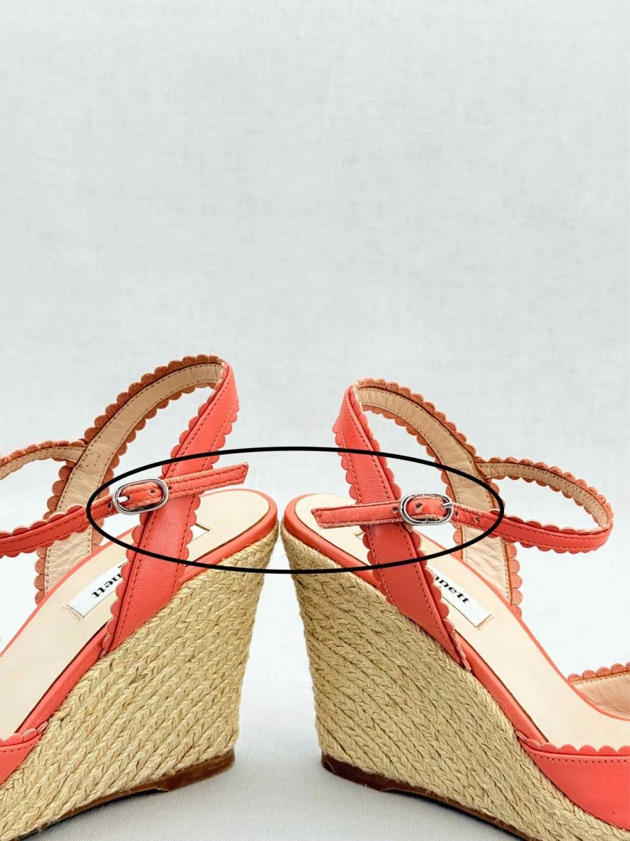 Pre - loved LK BENNETT Pink Size EU 37 Wedges at Reems Closet