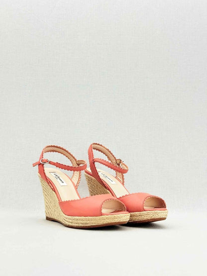 Pre - loved LK BENNETT Pink Size EU 37 Wedges at Reems Closet