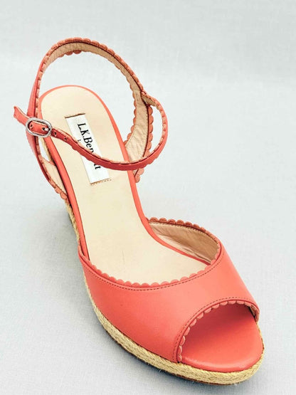 Pre - loved LK BENNETT Pink Size EU 37 Wedges at Reems Closet