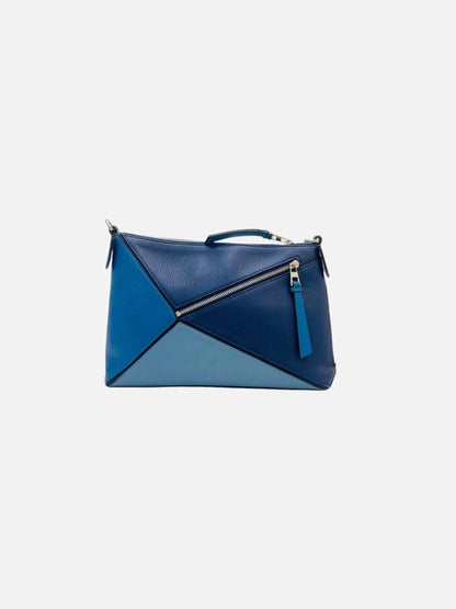 Pre - loved LOEWE Blue Crossbody at Reems Closet