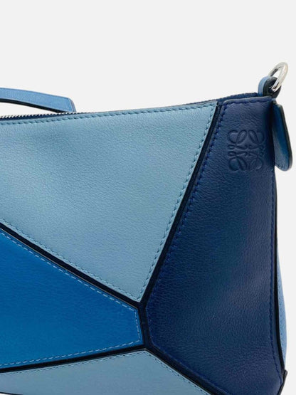 Pre - loved LOEWE Blue Crossbody at Reems Closet