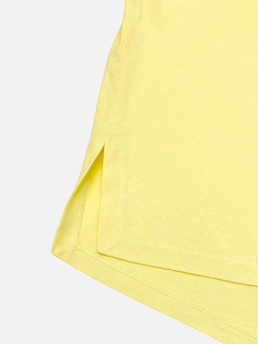 Pre - loved LOEWE Crop Yellow T-shirt at Reems Closet