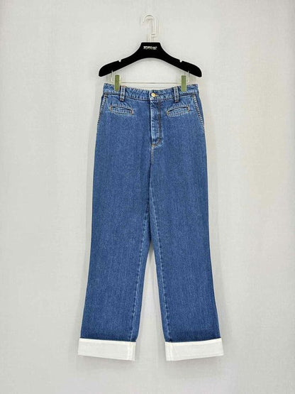 Pre-loved LOEWE Fisherman Blue Size US 4 Jeans at Reems Closet
