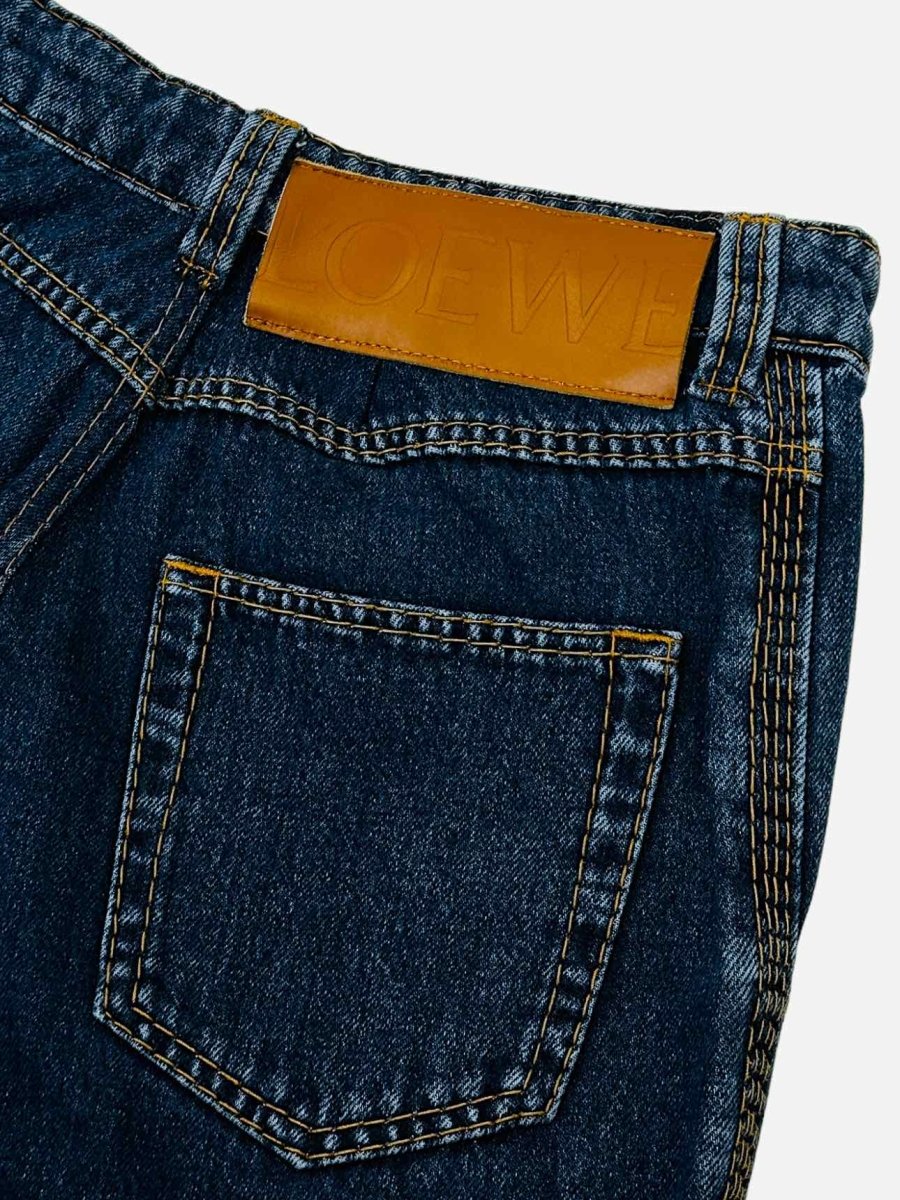 Pre - loved LOEWE Fisherman Dark Blue Jeans at Reems Closet