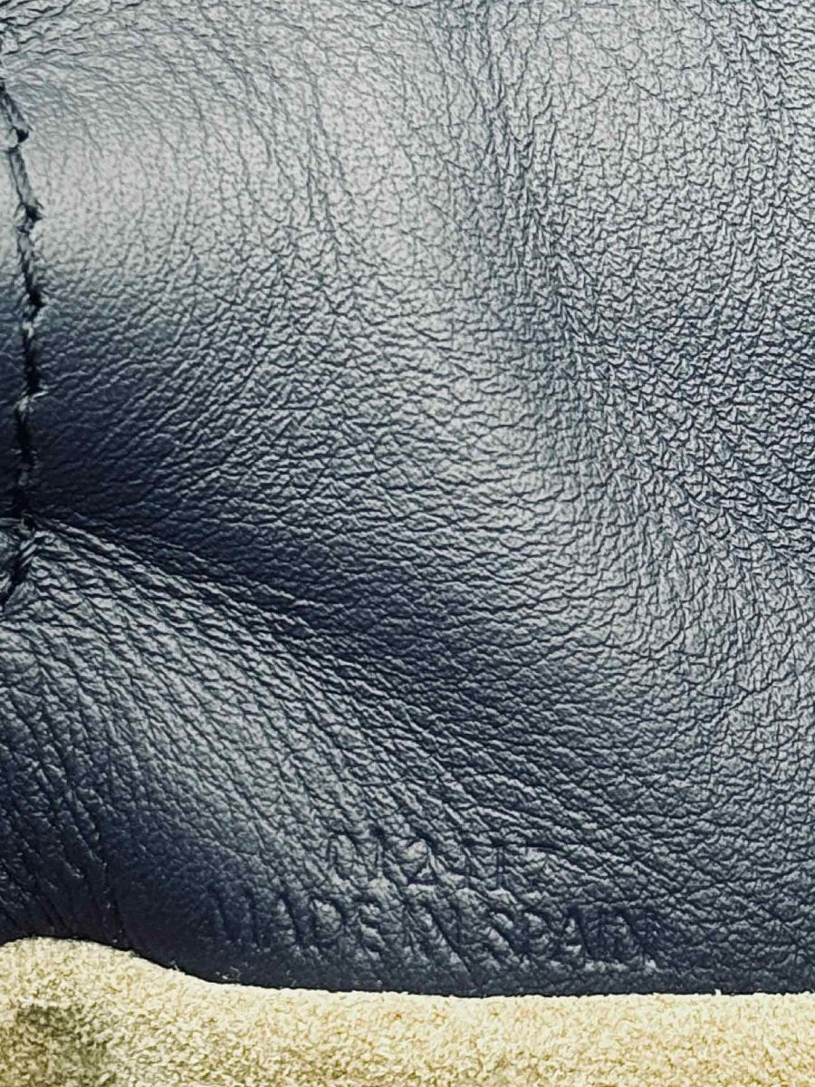 Pre - loved LOEWE Flamenco Black Clutch at Reems Closet