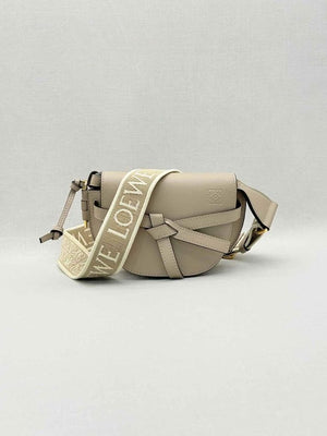 Pre-loved LOEWE Gate Beige Shoulder Bag at Reems Closet