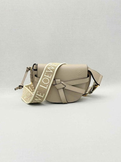 Pre-loved LOEWE Gate Beige Shoulder Bag at Reems Closet