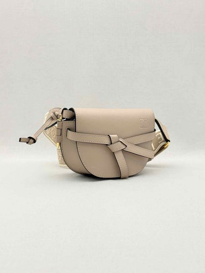 Pre-loved LOEWE Gate Beige Shoulder Bag at Reems Closet