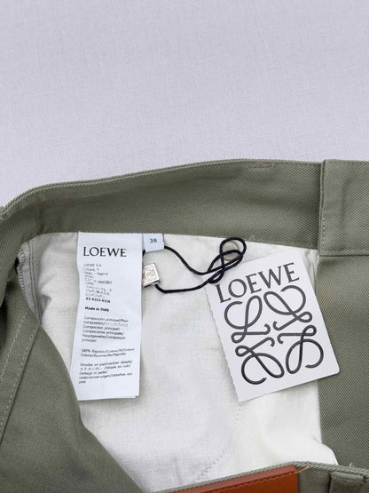 Pre - loved LOEWE Khaki Size US 2 Pants at Reems Closet