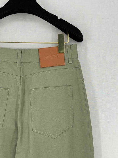 Pre - loved LOEWE Khaki Size US 2 Pants at Reems Closet