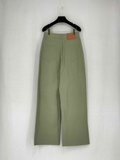 Pre - loved LOEWE Khaki Size US 2 Pants at Reems Closet