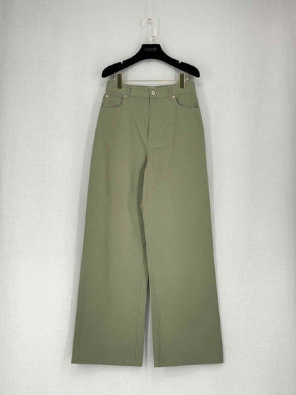 Pre - loved LOEWE Khaki Size US 2 Pants at Reems Closet