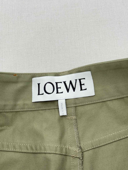 Pre - loved LOEWE Khaki Size US 2 Pants at Reems Closet