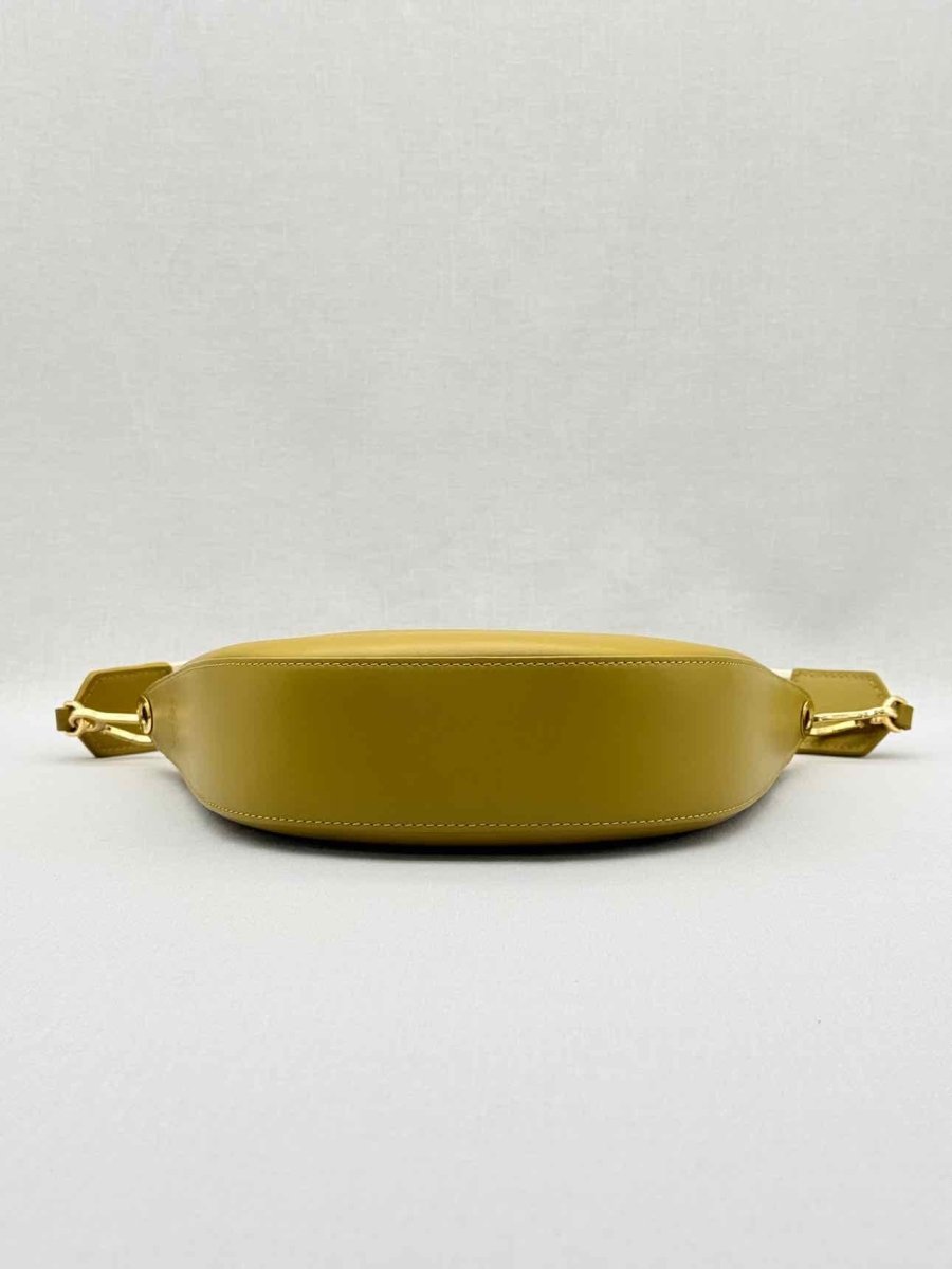 Pre - loved LOEWE Luna Olive Green Hobo bag at Reems Closet