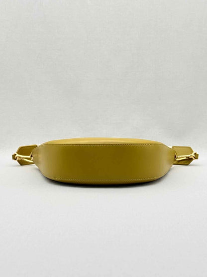 Pre - loved LOEWE Luna Olive Green Hobo bag at Reems Closet