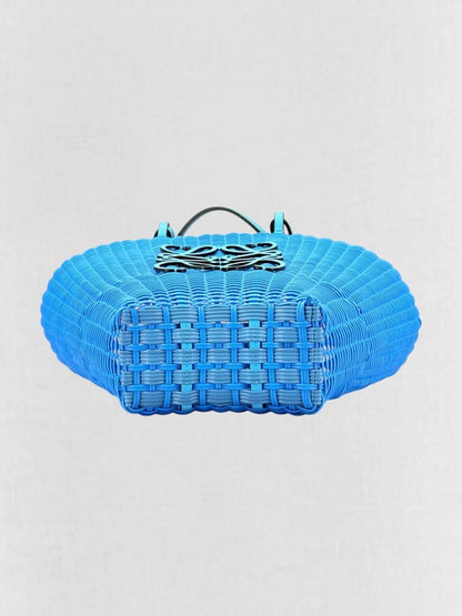 Pre - loved LOEWE Mermaid Blue Tote Bag at Reems Closet