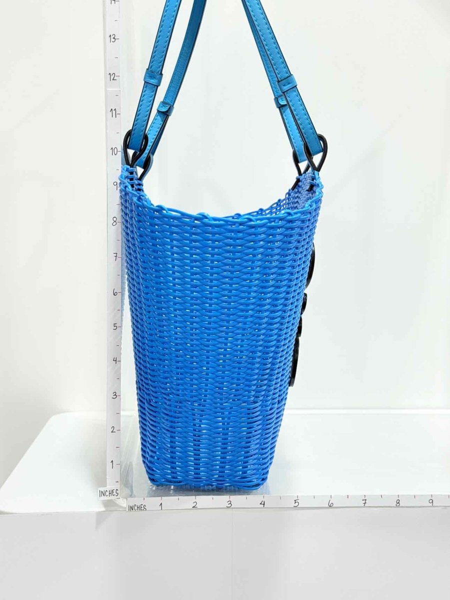 Pre - loved LOEWE Mermaid Blue Tote Bag at Reems Closet