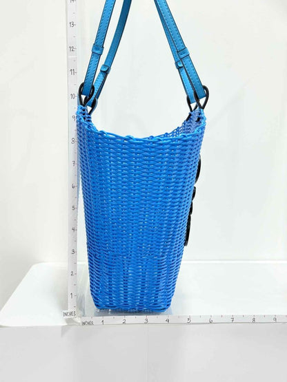 Pre - loved LOEWE Mermaid Blue Tote Bag at Reems Closet