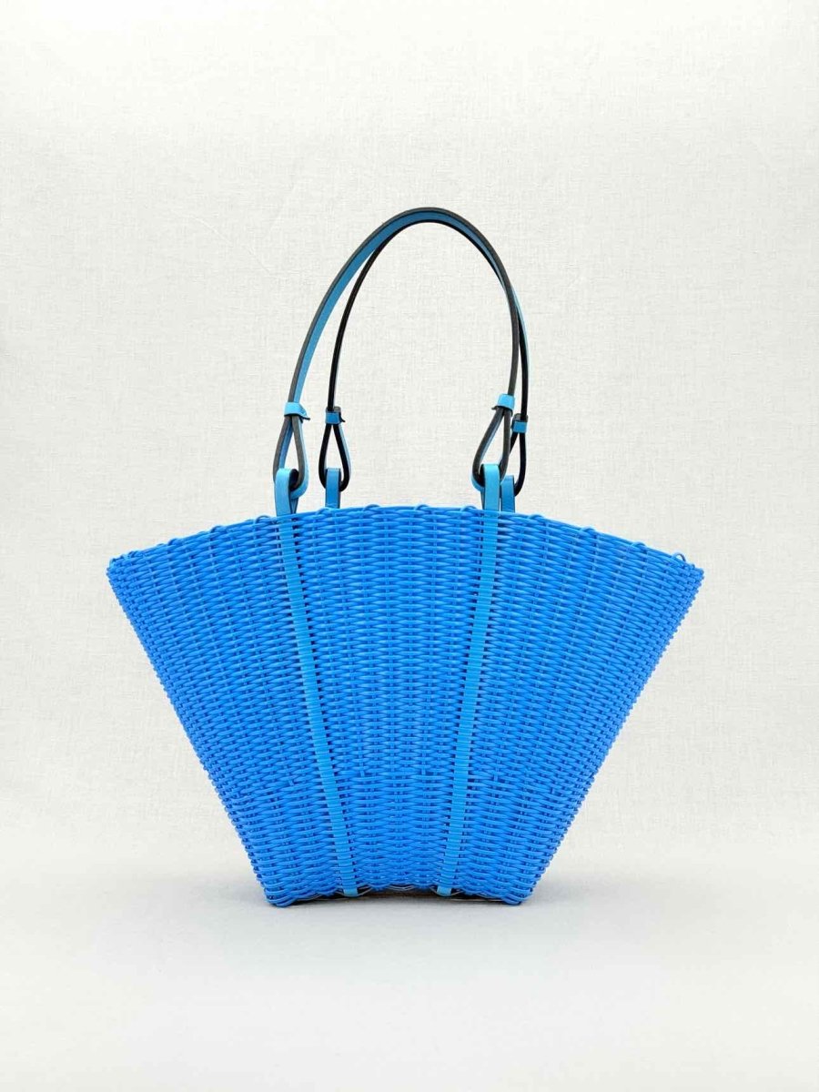 Pre - loved LOEWE Mermaid Blue Tote Bag at Reems Closet