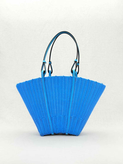 Pre - loved LOEWE Mermaid Blue Tote Bag at Reems Closet