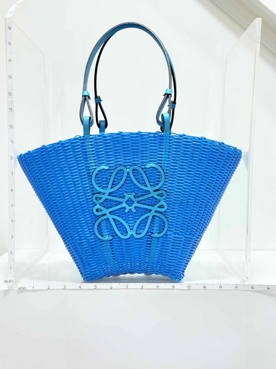 Pre - loved LOEWE Mermaid Blue Tote Bag at Reems Closet