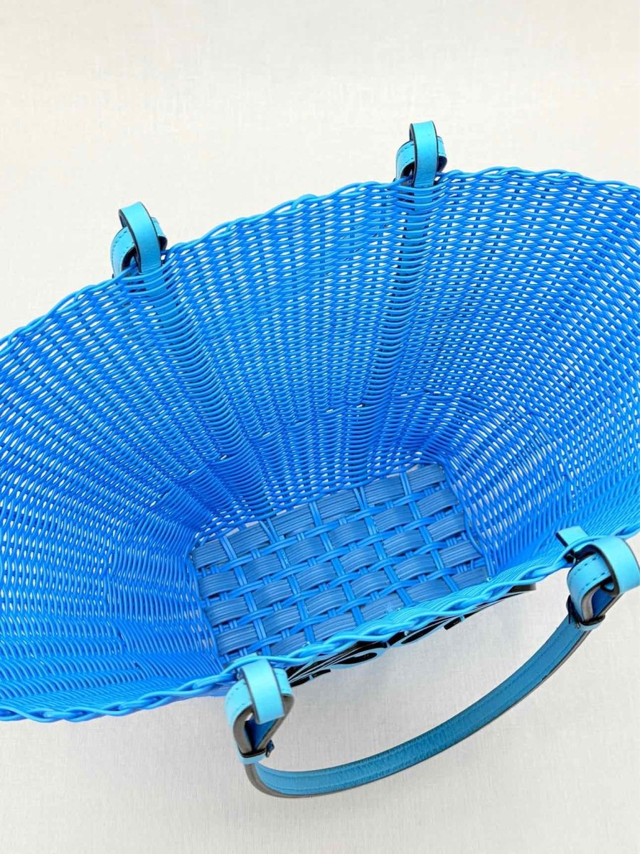 Pre - loved LOEWE Mermaid Blue Tote Bag at Reems Closet