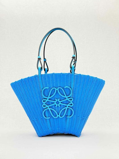 Pre - loved LOEWE Mermaid Blue Tote Bag at Reems Closet